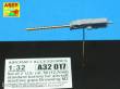Aber Models A32 017 - 2 standard barrels for aircraft Browning M2