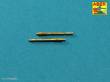 Aber Models A32 021 - Set of 2 barrels for German 13mm aircraft machine guns MG 131 (late type)