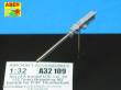 Aber Models A32 109 - 8 Browning M2 barrels for P-47 Thunderbolt