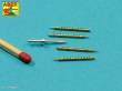 Aber Models A48 118 - Armament for U.S. fighter Lockheed P-38 F/G Lighting: 1 x 20mm & 4x 12,7mm gun barrels