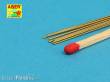 Aber Models BR 05 - Brass round rods 0,5mm lenght 250mm x 8 pcs.