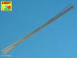 Aber Models BR 10 - Brass round rods 1,0mm length 250mm x 5 pcs.