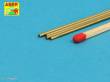 Aber Models BT 13X02 - Brass Tubes 1,3x0,2mm lenght 250mm x 4 pcs.