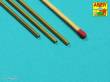 Aber Models BT 20X03 - Brass Tubes 2,0 x 0,3mm lenght 250mm x 3 pcs.