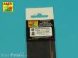 Aber Models HR -15 - Brass hexagonal rods 1,5mm length 245mm x2 pcs.