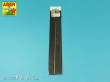 Aber Models KR 10 - Brass square rods 1,0mm length 245mm x2 pcs.