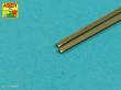 Aber Models KR 15 - Brass square rods 1,5 mm length 245mm x2 pcs.