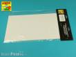 Aber Models PS-2 - Polystyrene plates 195 x 315 x 0,50 mm x 4 pcs.