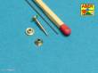 Aber Models R-43 - Set of aerials R-113 for Russian Tanks like: T-54 T-55 and other AVF
