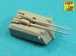 Aber Models RE-200 L08 - Main Armament for German battleship Scharnhorst: 280mm x 9 150mm x 12 105mm x 14