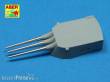 Aber Models RE-350 L18 - Set of 9 pcs 203 mm barrels for San Francisco type