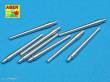 Aber Models RE-350 L31 - 8 pcs 381mm -short barrels for Hood, Repulse