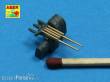 Aber Models RE-350 L37 - Set of 8 pcs 127 mm barrels with recoil for japan ships