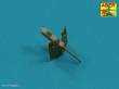 Aber Models RE-350 L46 - 6 pcs 4 cm Flak 28 barrels with shields