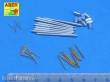 Aber Models RE-350 L67 - Set of barrels for battleship RN Roma