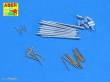 Aber Models RE-350 L67 - Set of barrels for battleship RN Roma