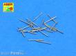 Aber Models RE-350 L68 - Set of 20 pcs 37mm/54 breda gun barrels