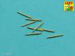Aber Models RE-700 L02 - Set of 8 pcs 380 mm short barrels for ships Richelieu,Jean Bart