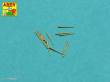 Aber Models RE-700 L04 - Set of12 pcs 100 mm barrels for ships Richelieu,Jean Bart