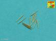 Aber Models RE-700 L06 - Set of 12 pcs 155 mm barrels for ships Yamato,Musashi