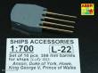 Aber Models RE-700 L22 - 10 pcs 356 mm barrels Navy King George V