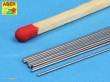 Aber Models SR 05 - Steel round rods O 0,5mm length 250mm x12 pcs.