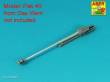 Aber Models 16 L-29 - Barrel for German 75 mm PaK 40 gun without muzzle brake