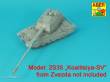 Aber Models 35 L-350 - 152mm 2A88 barrel to Russian 2S35-1 SPH MSTA-S Koalitsiya-SV