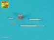 Aber Models 35 L-359 - 90 mm barrel Y-Shaped Muzzel Brake with mantlet for M47