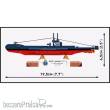 Cobi 4862 - HMS Upholder (P37) U-class submarine