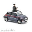 Busch 48738 - Fiat 500, Carabinieri mit 2 Polizisten
