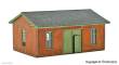 Vollmer 49380 - TT Werkstatt mit Ziegel-/Fachwerkfassade - Polyplate Bausatz