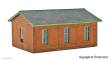 Vollmer 49380 - TT Werkstatt mit Ziegel-/Fachwerkfassade - Polyplate Bausatz