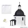 Vollmer 49412 - Stille-Nacht-Gedächtnis-Kapelle mit Beleuchtung und Kunstschnee, Funktionsbausatz