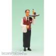 Prehm-Miniaturen 500025 - Kellner mit roter Weste