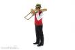 Prehm-Miniaturen 500033A - Dixi Musiker mit Posaune