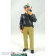 Prehm-Miniaturen 500046 - 500046 Polizistin mit Funk - gruene Uniform