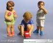 Prehm-Miniaturen 500113 - Set 3: 3 Kinder beim Spiel