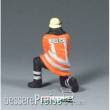 Prehm-Miniaturen 500206 - Feuerwehrmann - kniend - Metallfigur