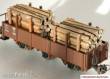 Modellbahn-Bachmann 5020310 - Stammholz längs 2 tlg. für M&D, für die 2- und 3-achs. off. Mittelbordwagen (Art.-Nr. 82601 u.ä.)Größe: 29 x 21 mm
