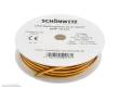 Schönwitz 50217 - 10m LIYZ Zwillingslitze 2x 0,14mm² gelb / braun