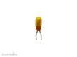 Schönwitz 50266 - Allglas T1 Glühlampe 3mm gelb Steckbirne 2 Pin
