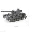 Metal Earth 502887 - Metal Earth: Premium Series Panzer IV