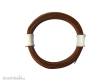 Schönwitz 50339 - 10 Meter Ring Miniaturkabel Litze hochflexibel LIFY 0,04mm² braun
