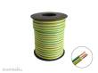 Schönwitz 50367 - 25m Drillingslitze für Weichen 3x 0,14mm² grün / weiß / gelb