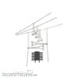 Sommerfeldt 507 - Hängestütze m. Seitenh. + Isolator (5 Stück) {# 507}