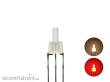Schönwitz 50821 - DUO Bi-Color LED 2mm lang diffus 3pin Anode warmweiß / rot (Abgabe in 10er-Mengen)