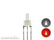 Schönwitz 50822 - DUO Bi-Color LED 2mm lang diffus 3pin Anode kaltweiß / rot (Abgabe in 10er-Mengen)