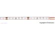Viessmann 5089 - LED-Leuchtstreifen 2,3 mm breit mit 66 LEDs weiß
