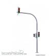 Viessmann 5094 - H0 Bogenampel mit Fußgängerampel und LEDs, 2 Stück